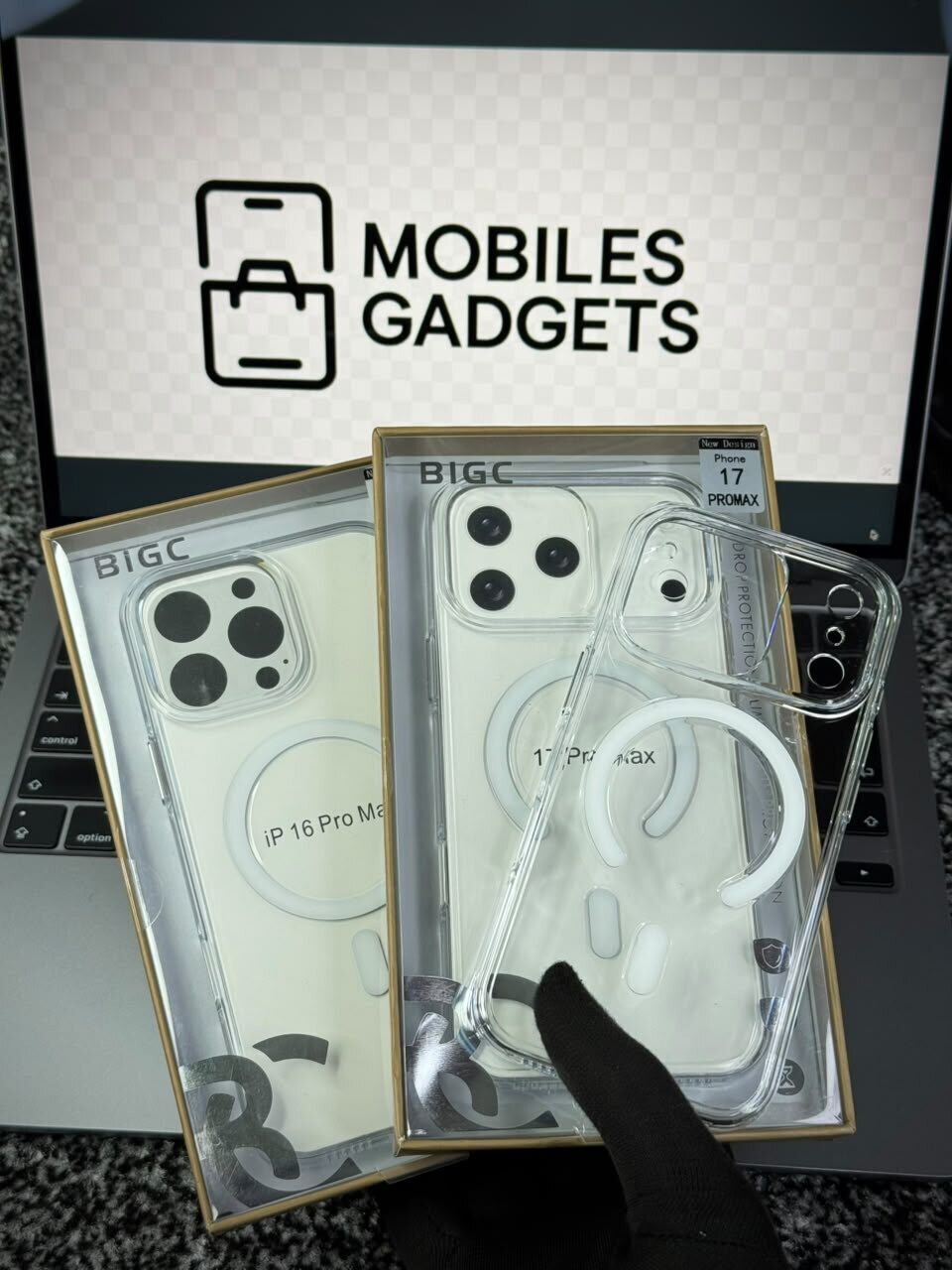 BIGC 3mm Thick MagSafe Clear Case