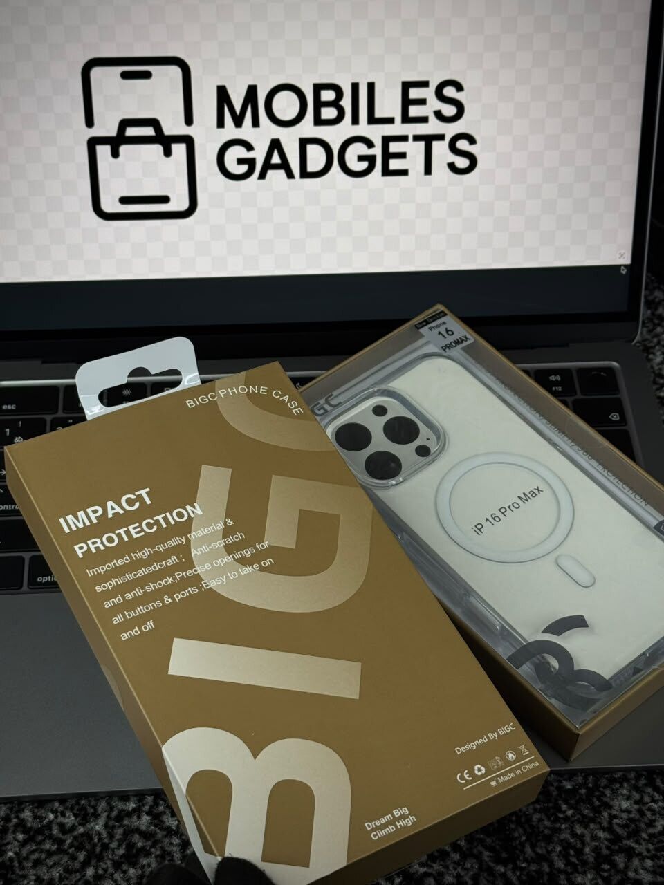 BIGC 3mm Thick MagSafe Clear Case