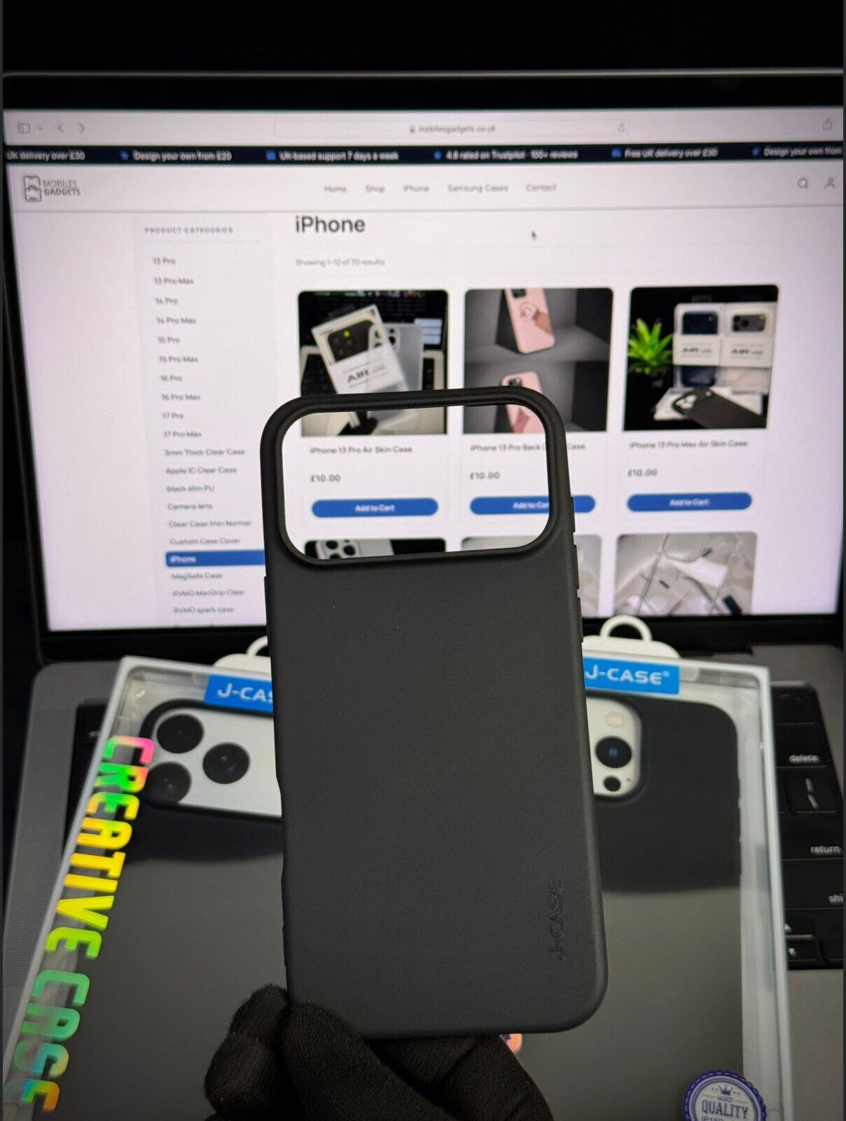 J-Case Ultra Slim Matte Paper Case