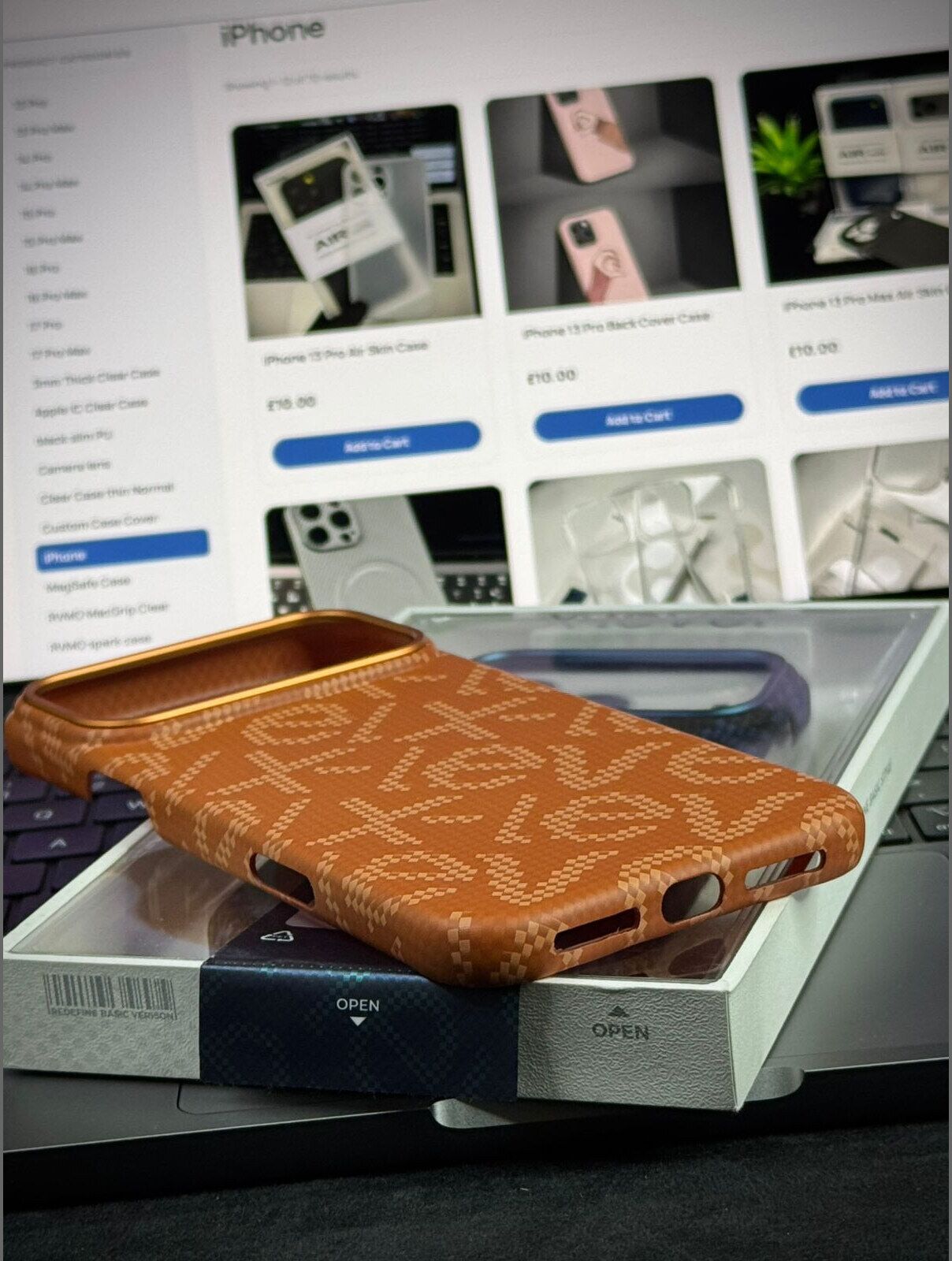 X-Level Magnet Cheers Carbon MagSafe Case